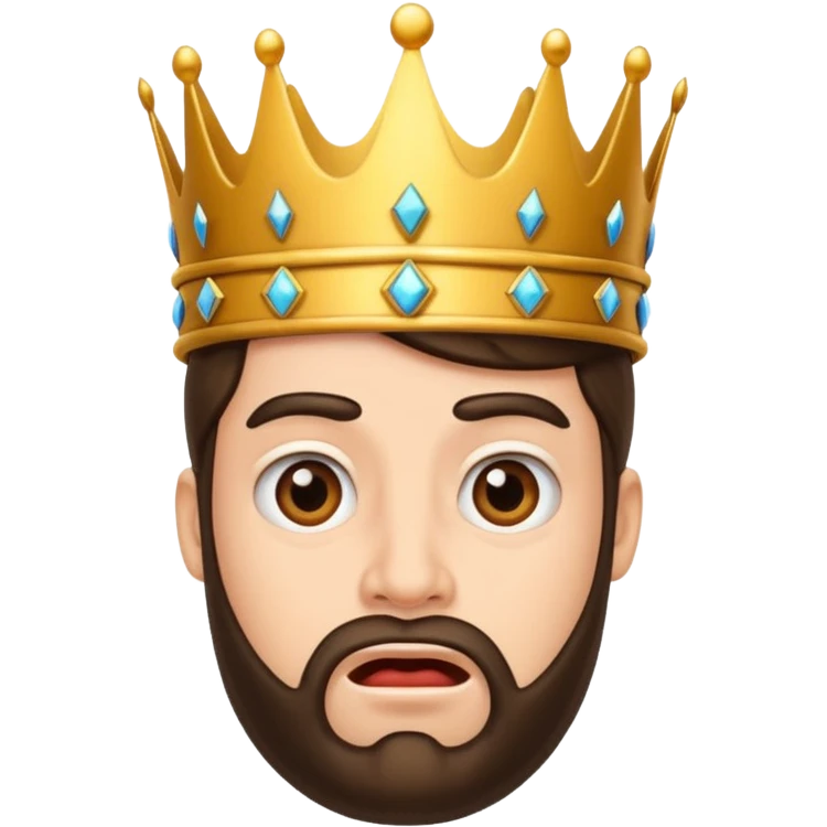 King surprised emoji