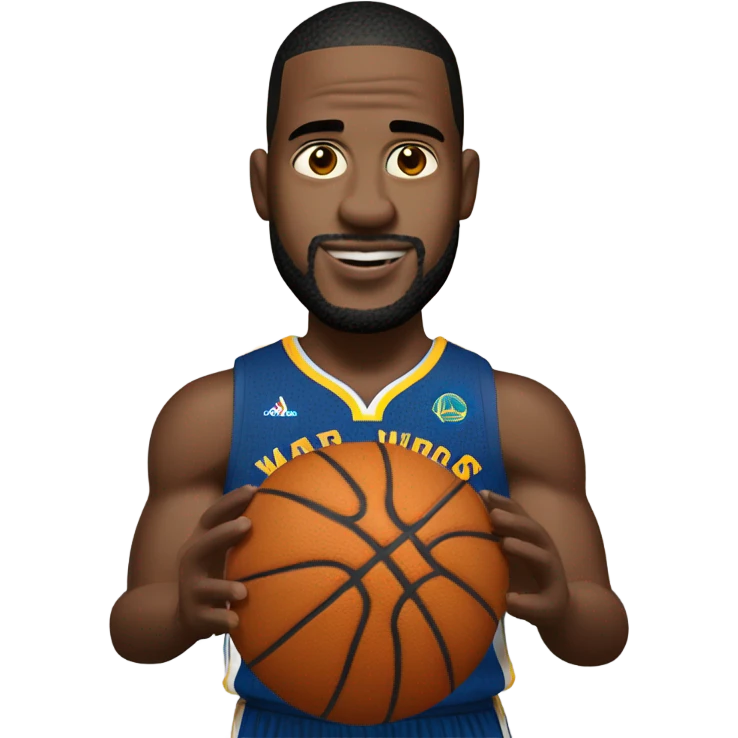 Warriors basketball player emoji