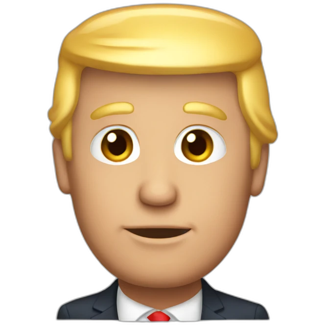 gay donald trump emoji