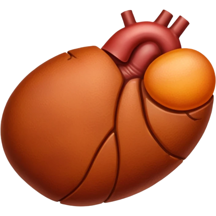 Create the liver emoji