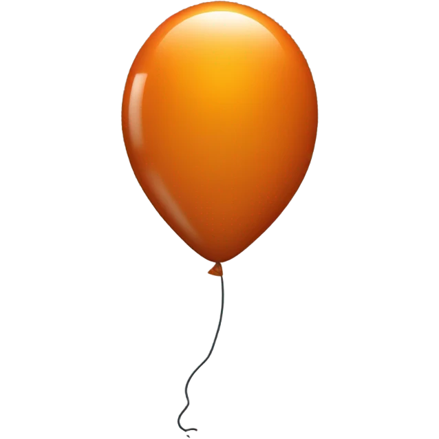 dark orange balloon emoji