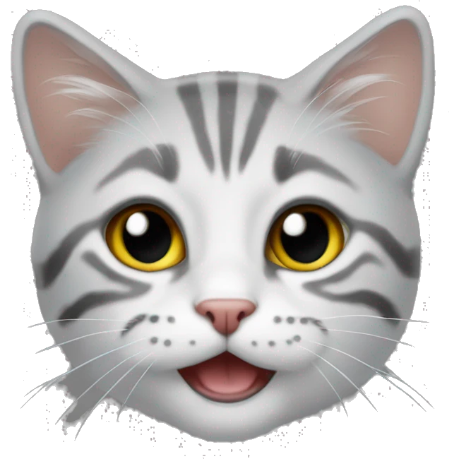 Кошка с бантиком emoji