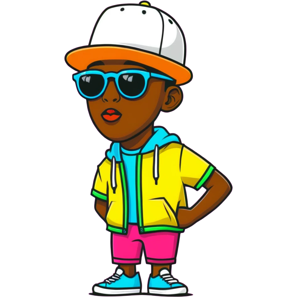 Tyler the Creator rapper with his iconic style emoji