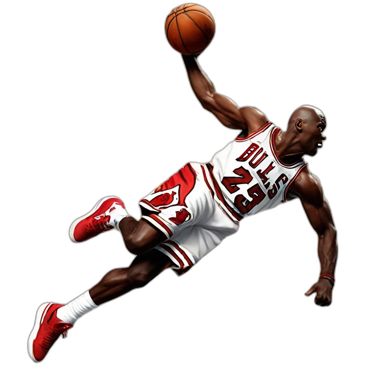 Michael Jordan flying emoji