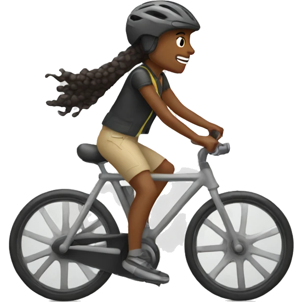 People ride a bike emoji