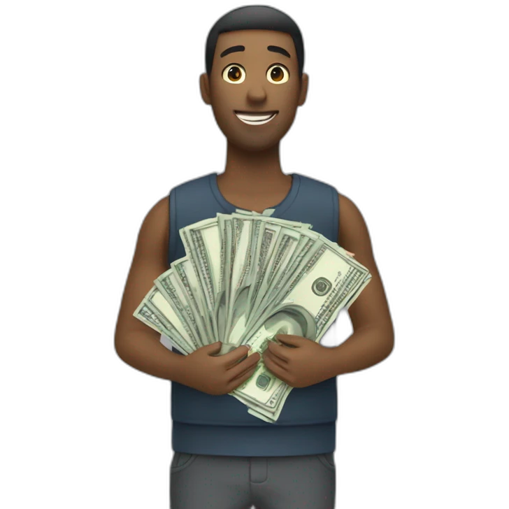 people with money in bank emoji