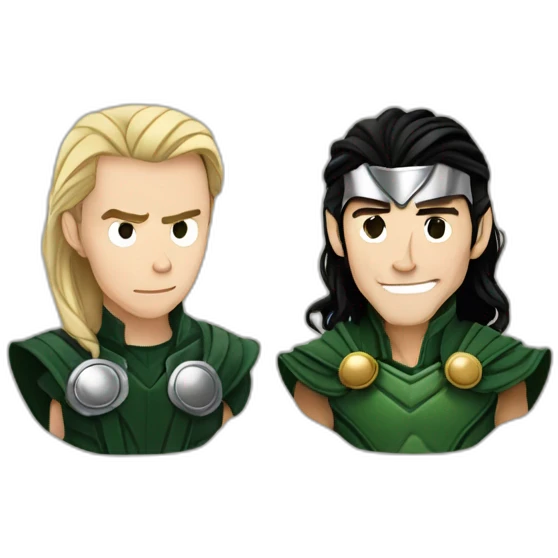 Loki ve thor sarılıyor emoji