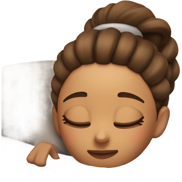 Ariana Grande sleeping emoji