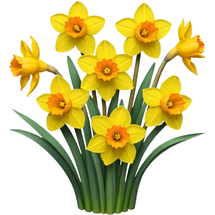 Yellow daffodils emoji
