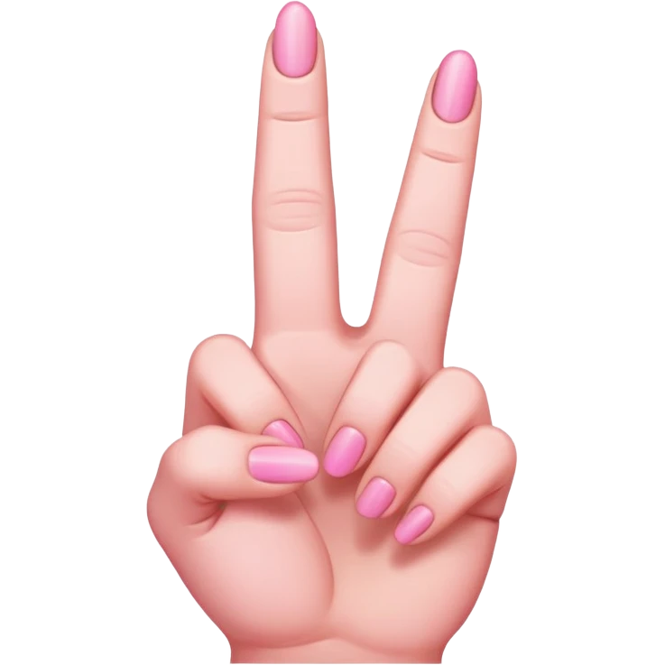 pink middle finger emoji