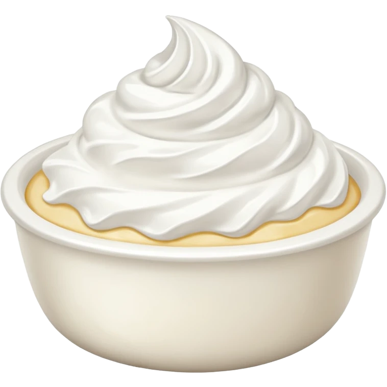 Cooking whipped cream emoji