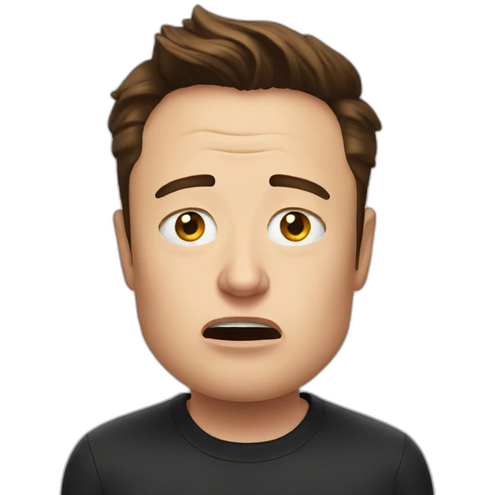 Crying elon musk emoji