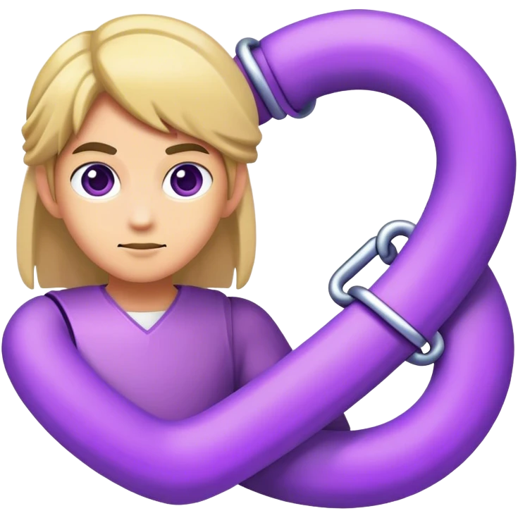 Purple link  emoji