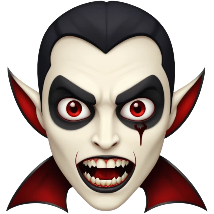 Black vampire emoji