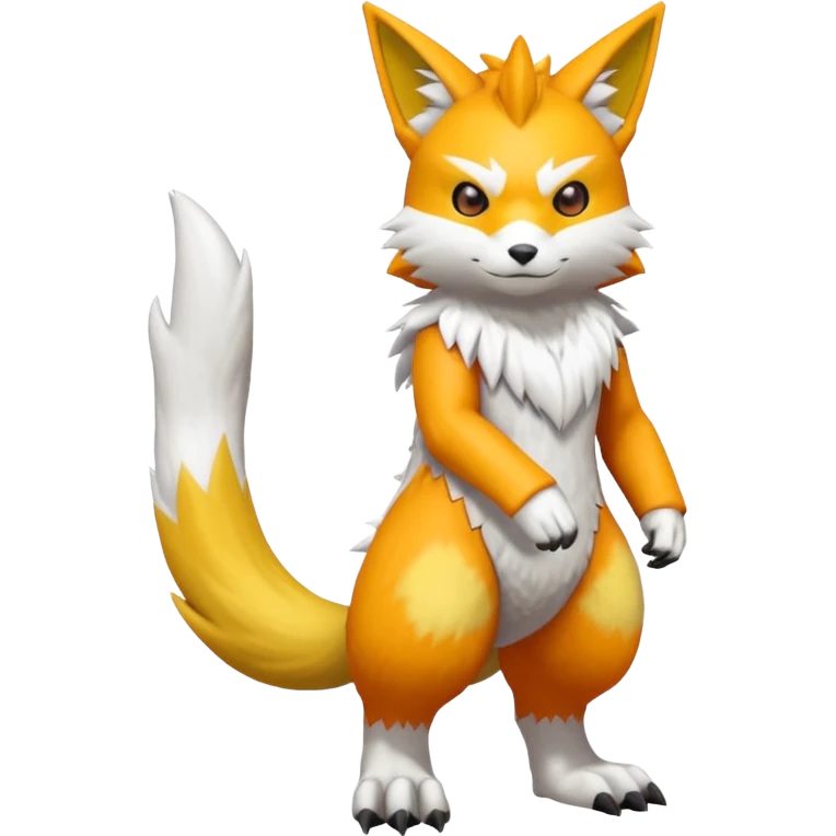 Lombax-Renamon full body emoji