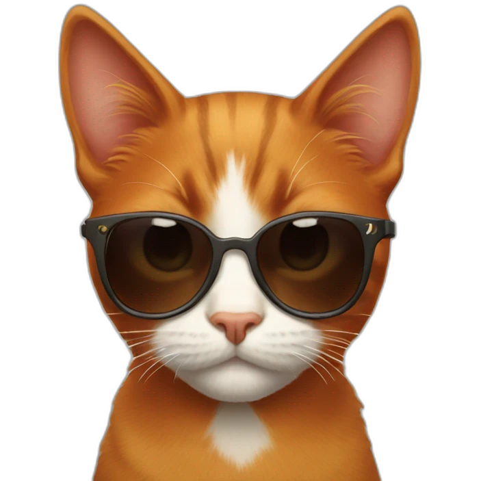 Redhead Cat with sunglasses? emoji
