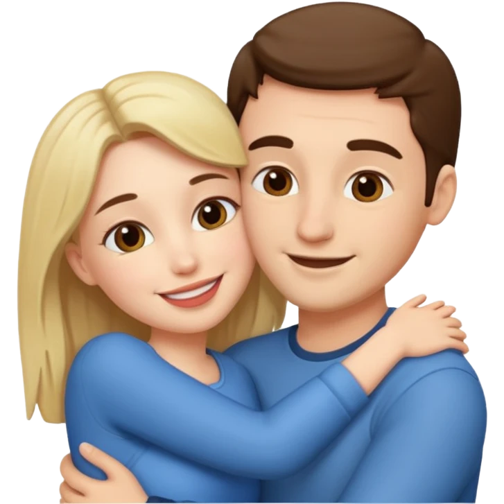 Обнимашки,целовашки emoji