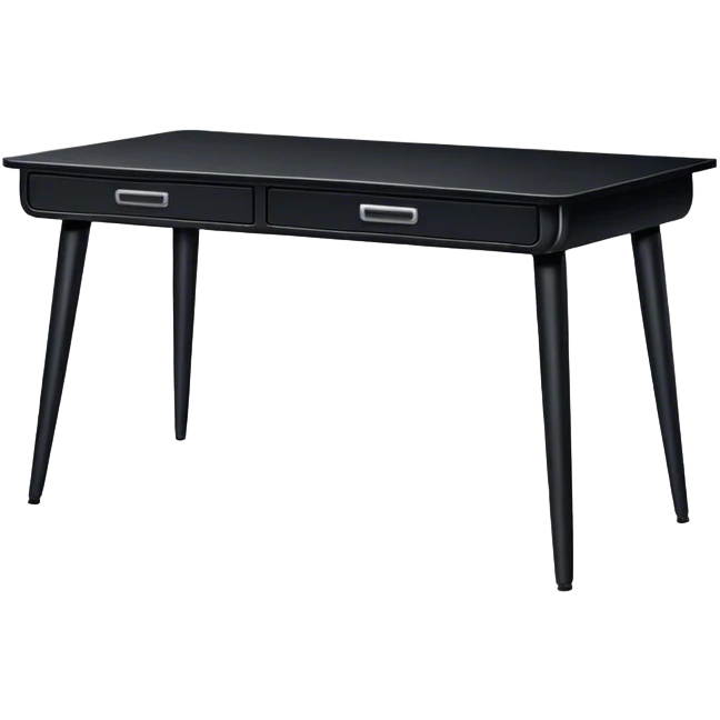 Black Office Table emoji
