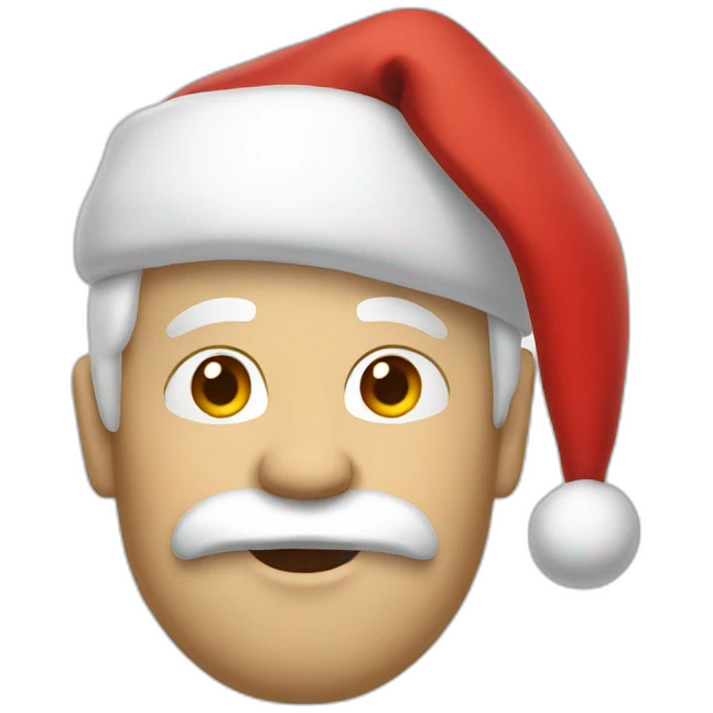 change this santa emoji with white skin emoji