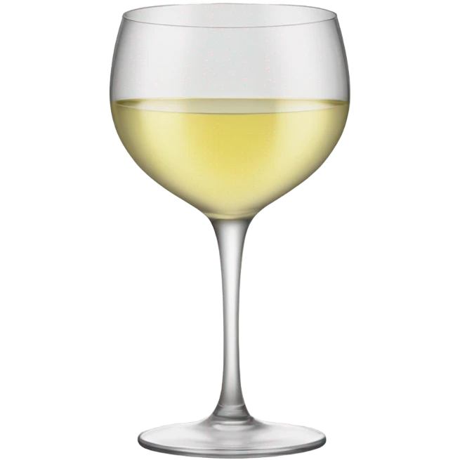 White wine glass emoji