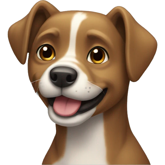 Perro feliz  emoji