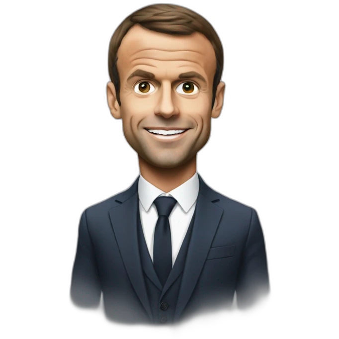 Emmanuel Macron sur Ronaldo emoji