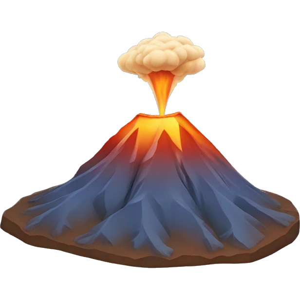 volcan Teide endormi emoji