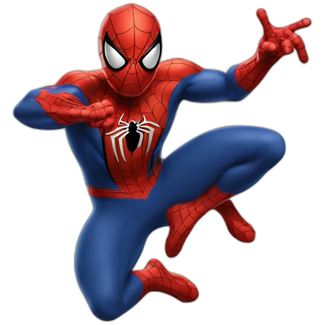 spiderman qui fais un dab emoji