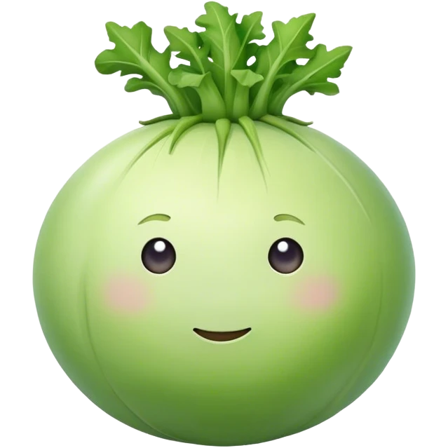 kohlrabi vegetable emoji