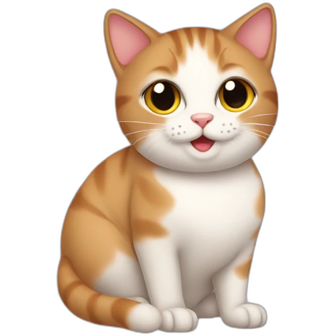 Pregnant cat emoji