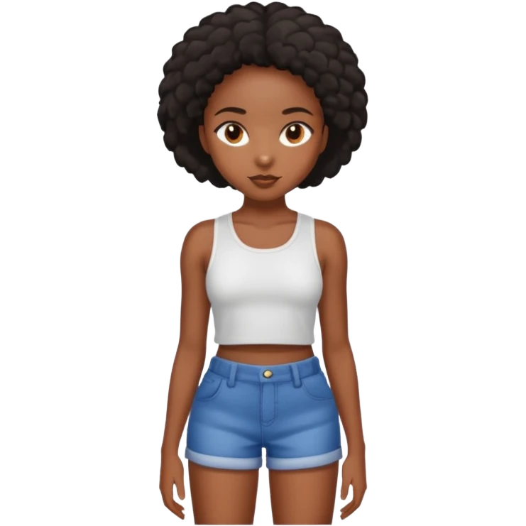 Black girl butt emoji