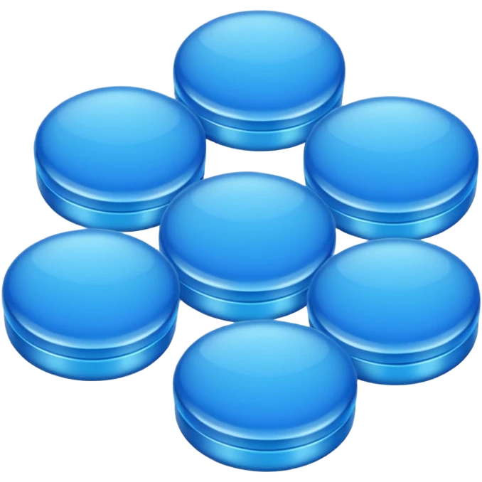 Pastilles vérification bleue emoji