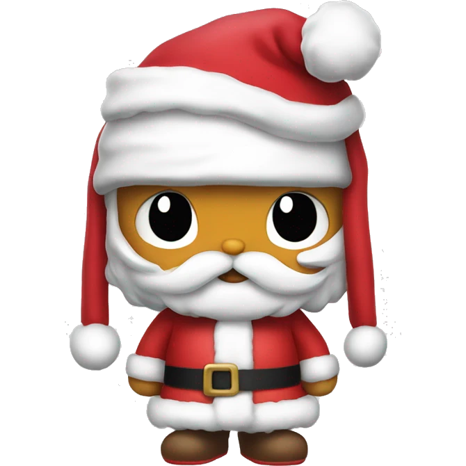 Slay santa hello kitty emoji