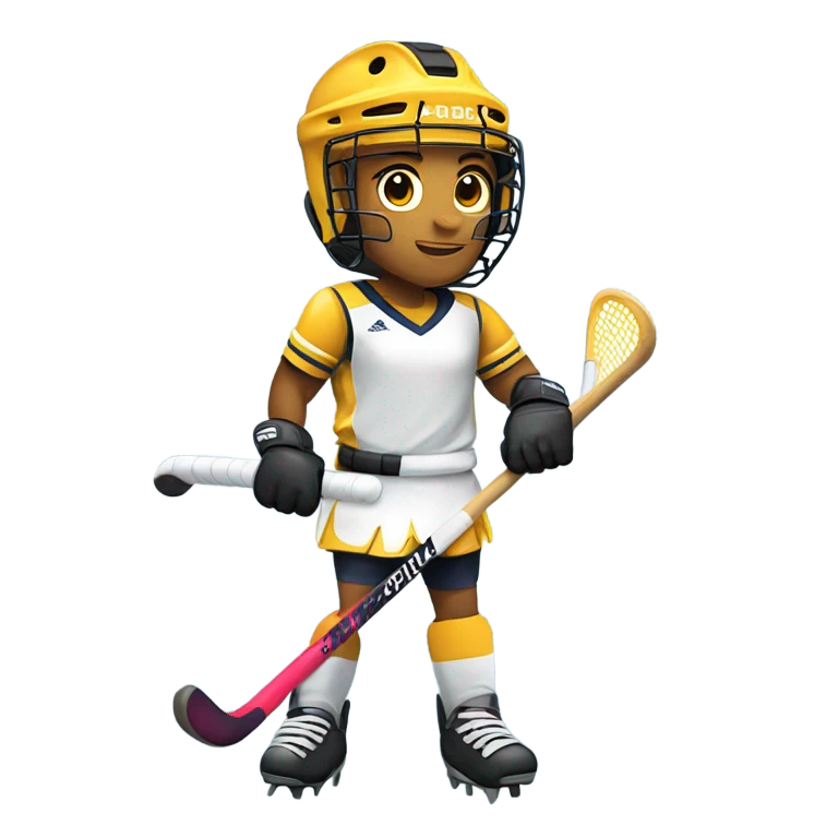 field hockey player emoji