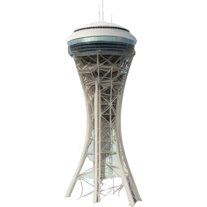 the Telstra tower in Canberra with a mountain where the tower is a bit bigger emoji