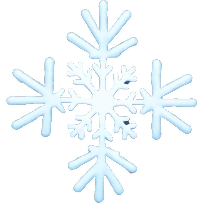 Snow flakes emoji