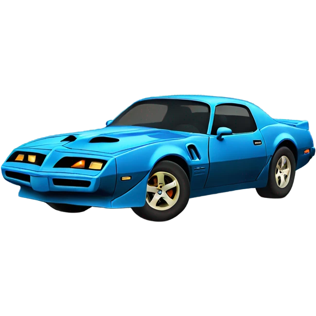 Blue trans am emoji