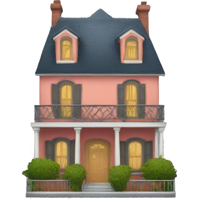 Coquette house emoji