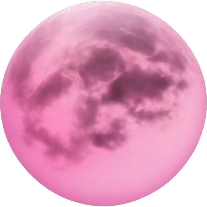 pink moon emoji