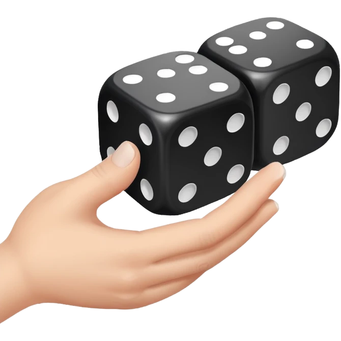 Dicerolling emoji
