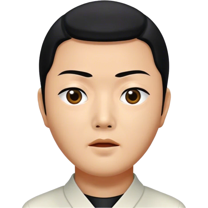 Squid game Jang Deok-su bust emoji