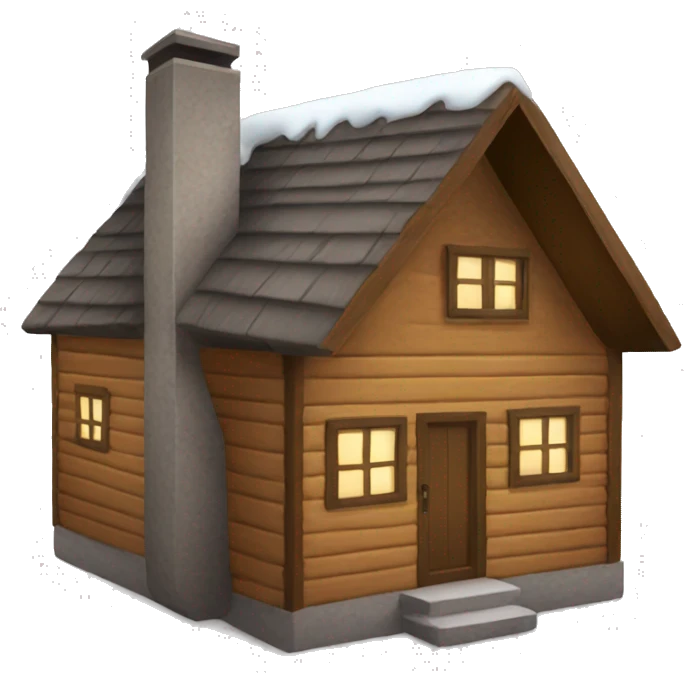Cozy/ski cabin emoji