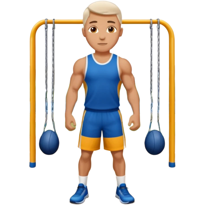white sportsman in the playground emoji