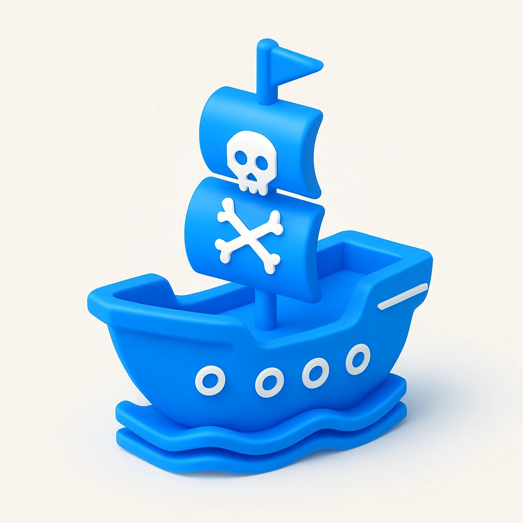 pirate ship emoji