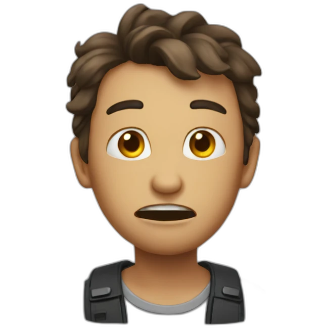 I scare emoji