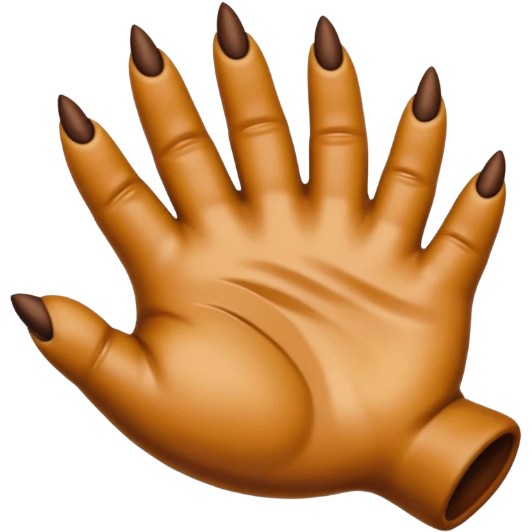 bear claw and standard emoji hand shaking emoji