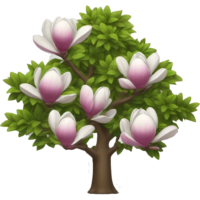Magnolia tree emoji