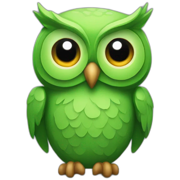 green owl emoji