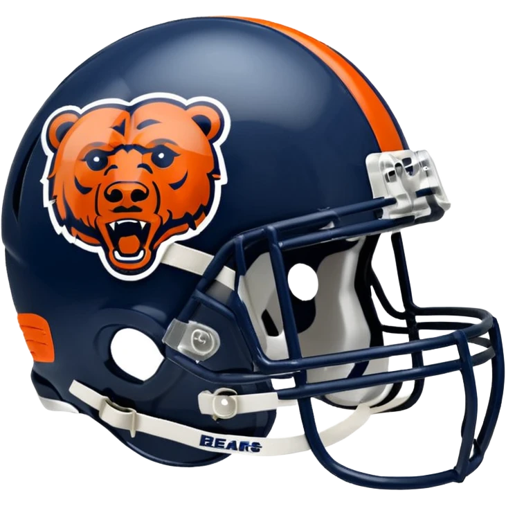 Chicago Bears helmet and logo emoji