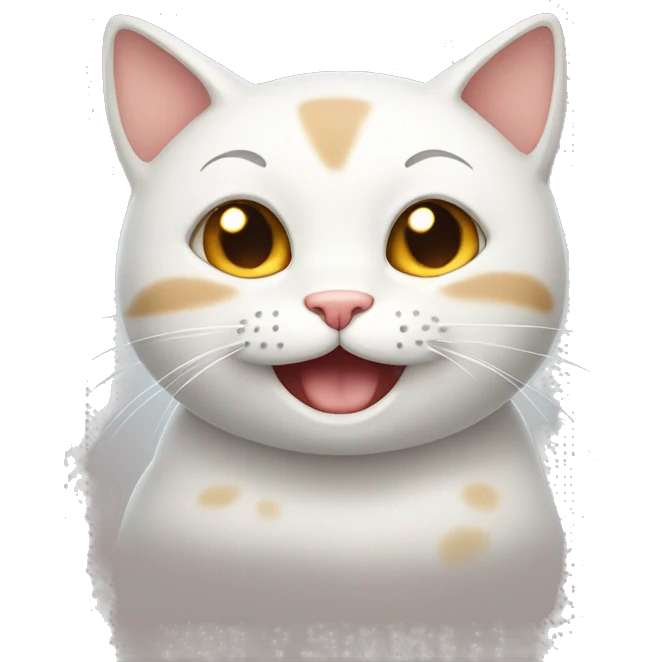 cute grin cat emoji